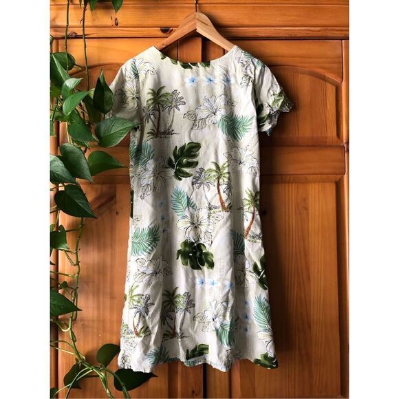 Bishop St Apparel Made in Hawaii Short Sleeve Dress SZ M - Picture 4 of 10